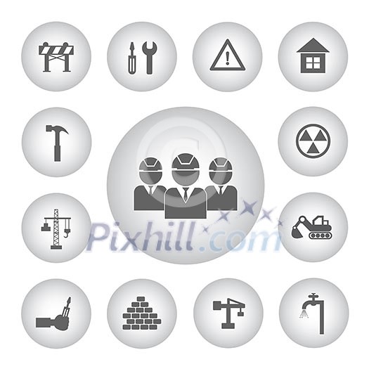 vector basic icon for construction  
