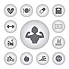 vector basic icon for sports and healthy  