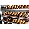 bread bakery food factory production with fresh products