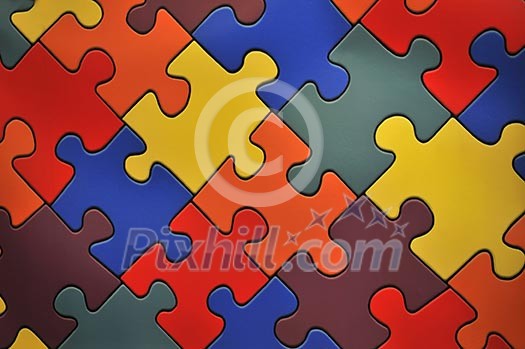 Puzzle plane - one piece missing, concept of business solution and solving problems, also background image for new idea

