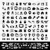 vector technology icon set for website 