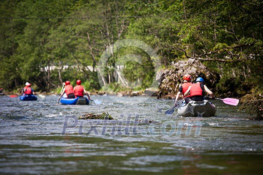 white water rafting