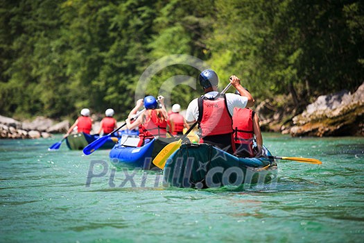 white water rafting