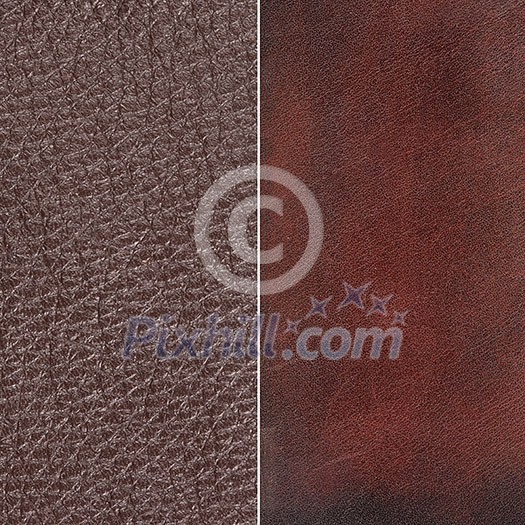 Brown vintage leather texture closeup Brown vintage leather texture closeup