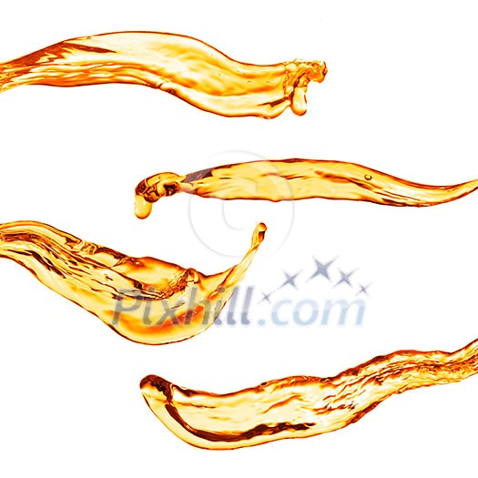 orange water splash isolated on white orange water splash isolated on white