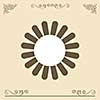 flower icon  basic vector art design 