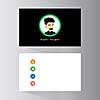 vector business cards template design 