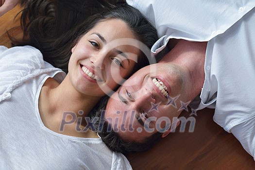 romantic happy young couple relax at home romantic happy young couple relax at home
