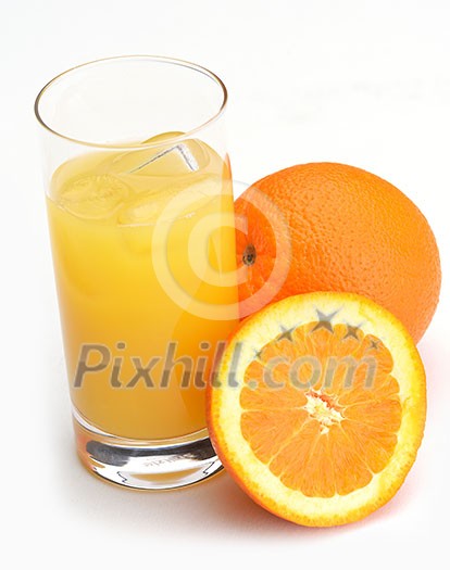 fresh orange juice refreshiong healthy organic drink isolated on white background fresh orange juice refreshiong healthy organic drink isolated on white background