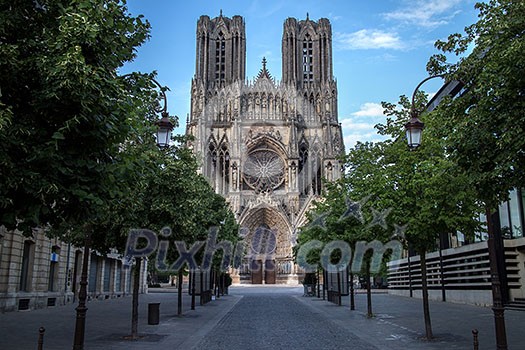 Cathedral Notre Dame in Reims, France Cathedral Notre Dame in Reims, France