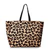 luxury leopard female bag isolated on white