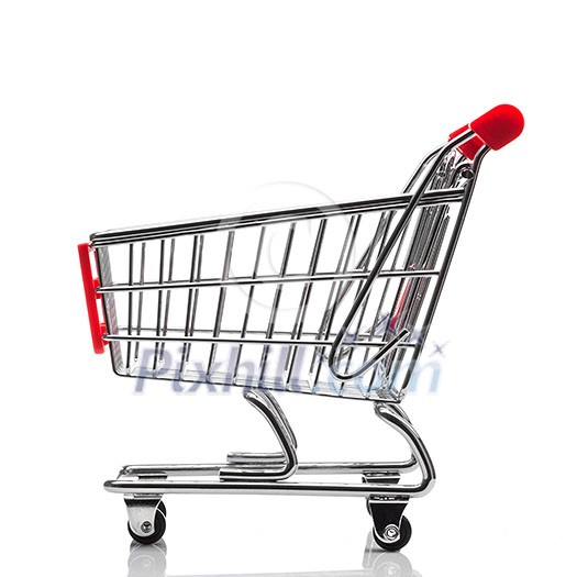 shopping cart isolated on white background