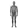 black male mannequin isolated on white
