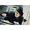 beautiful young chef woman prepare and decorating tasty food in kitchen