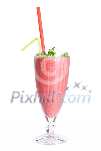 fitness cocktail isolated on white fitness cocktail isolated on white