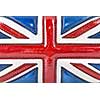 luxury leather british flag