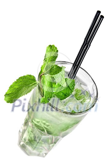 Mohito isolated on white