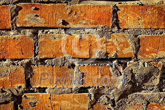 Grunge old bricks wall texture