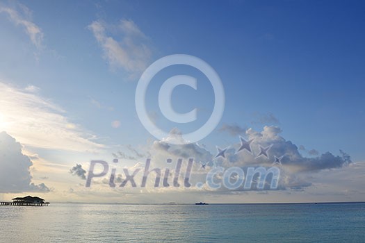 tropical beach nature landscape with white sand at summer tropical beach nature landscape with white sand at summer