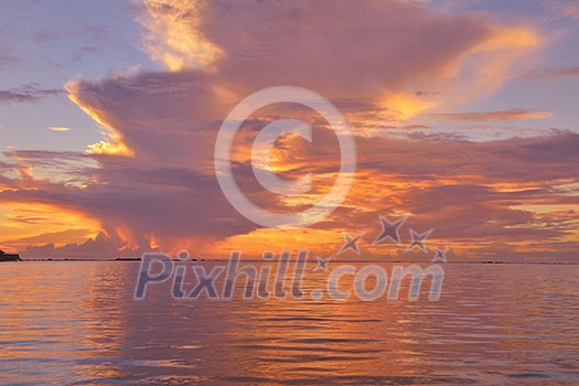 beautiful tropical beach background landscape nature sunset