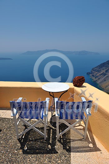 summer vacation on beautiful vulcanic island santorini at greece summer vacation on beautiful vulcanic island santorini at greece