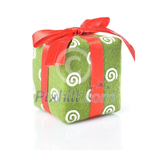 Gift isolated on white