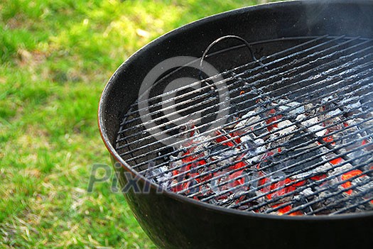 Wood burning barbeque Wood burning barbeque