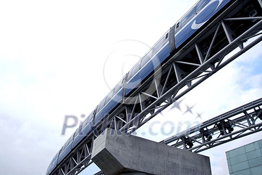 Automated people mover monorail at Toronto International airport Automated people mover monorail at Toronto International airport