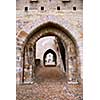 Medieval Valentre bridge in Carhors in southwest France