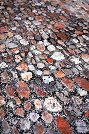 Abstract background of old medieval cobblestone pavement Abstract background of old medieval cobblestone pavement