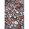 Abstract background of old medieval cobblestone pavement