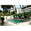 Swimming pool of mediterranean villa in French Riviera