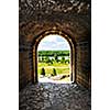 Gateway to Kalemegdan fortress in Belgrade Serbia