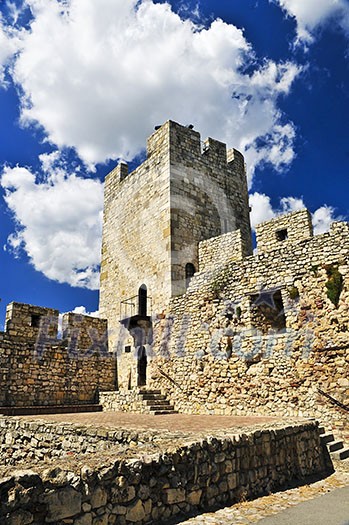Walls and towers of Kalemegdan fortress in Belgrade Serbia Walls and towers of Kalemegdan fortress in Belgrade Serbia
