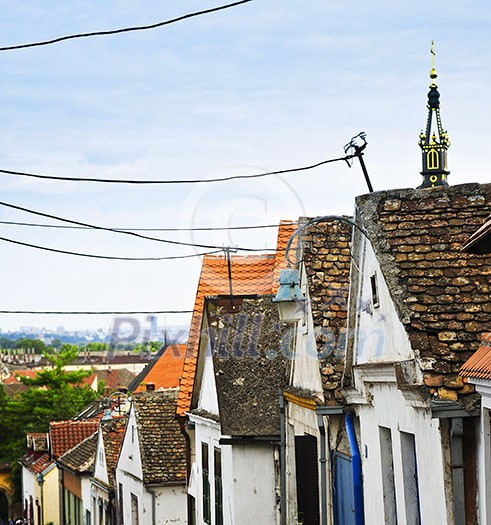 Old building roofs in Zemun part of Belgrade, Serbia Old building roofs in Zemun part of Belgrade, Serbia