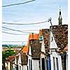 Old building roofs in Zemun part of Belgrade, Serbia