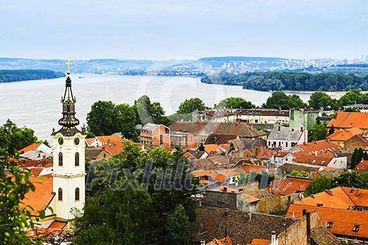 Old building roofs in Zemun part of Belgrade, Serbia Old building roofs in Zemun part of Belgrade, Serbia