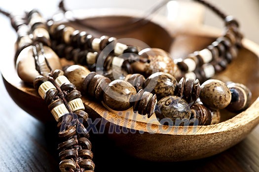 Hand made wood shell and bone jewelry Hand made wood shell and bone jewelry