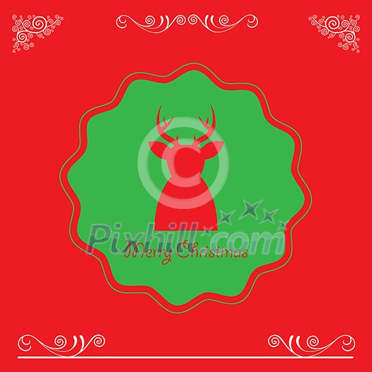 vector vintage merry christmas badges and label vector vintage merry christmas badges and label