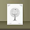 vector decorative tree vintage card design 
