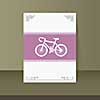 vector retro bicycle vintage card design 