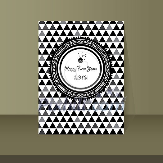 vector happy new years card vintage design vector happy new years card vintage design
