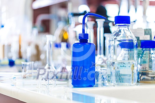 Chemistry lab (shallow DOF)