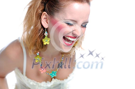 Girl laughinig