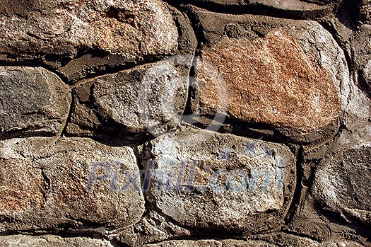 Close-up stone wall texture Close-up stone wall texture