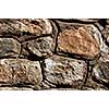 Close-up stone wall texture