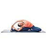 Beautiful sporty fit yogini woman practices yoga asana parivrtta janu sirsasana - revolved head-to-knee pose isolated on white background