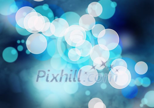Abstract background blue image with bokeh lights Abstract background blue image with bokeh lights