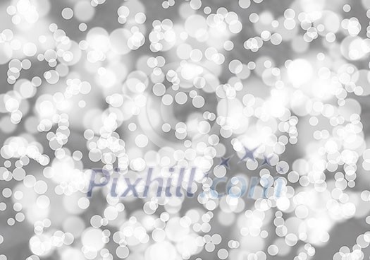 Abstract background black image with bokeh lights