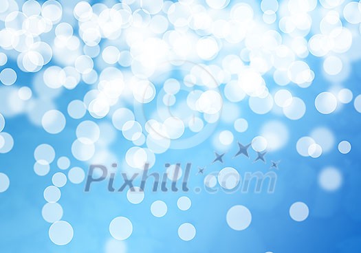 Abstract background blue image with bokeh lights Abstract background blue image with bokeh lights